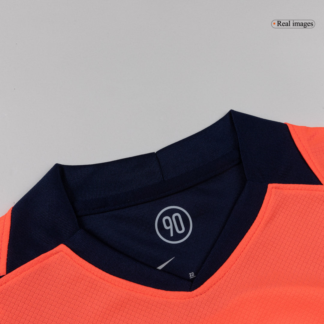 Barcelone Third Maillot Kit 2025/26 Junior Orange