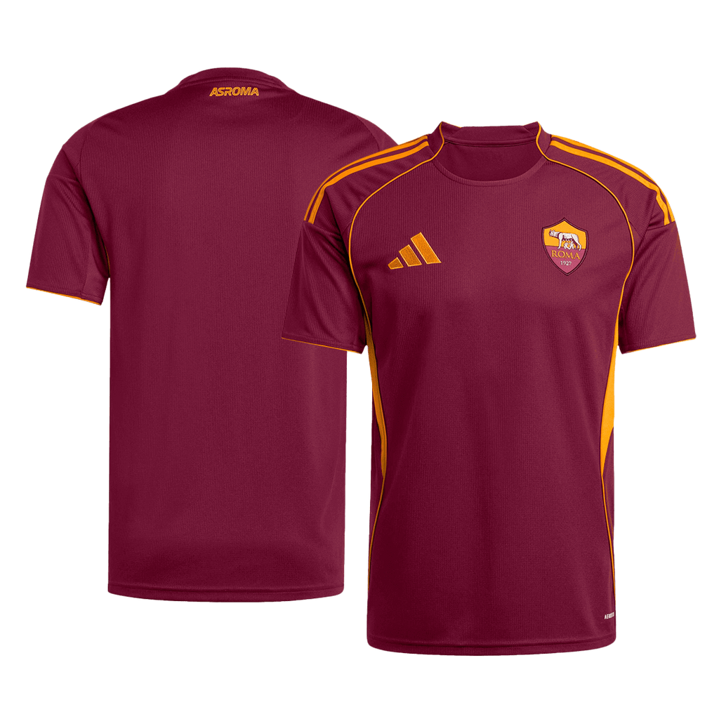 Roma Domicile Maillot Kit Adulte 2025/26 Rouge