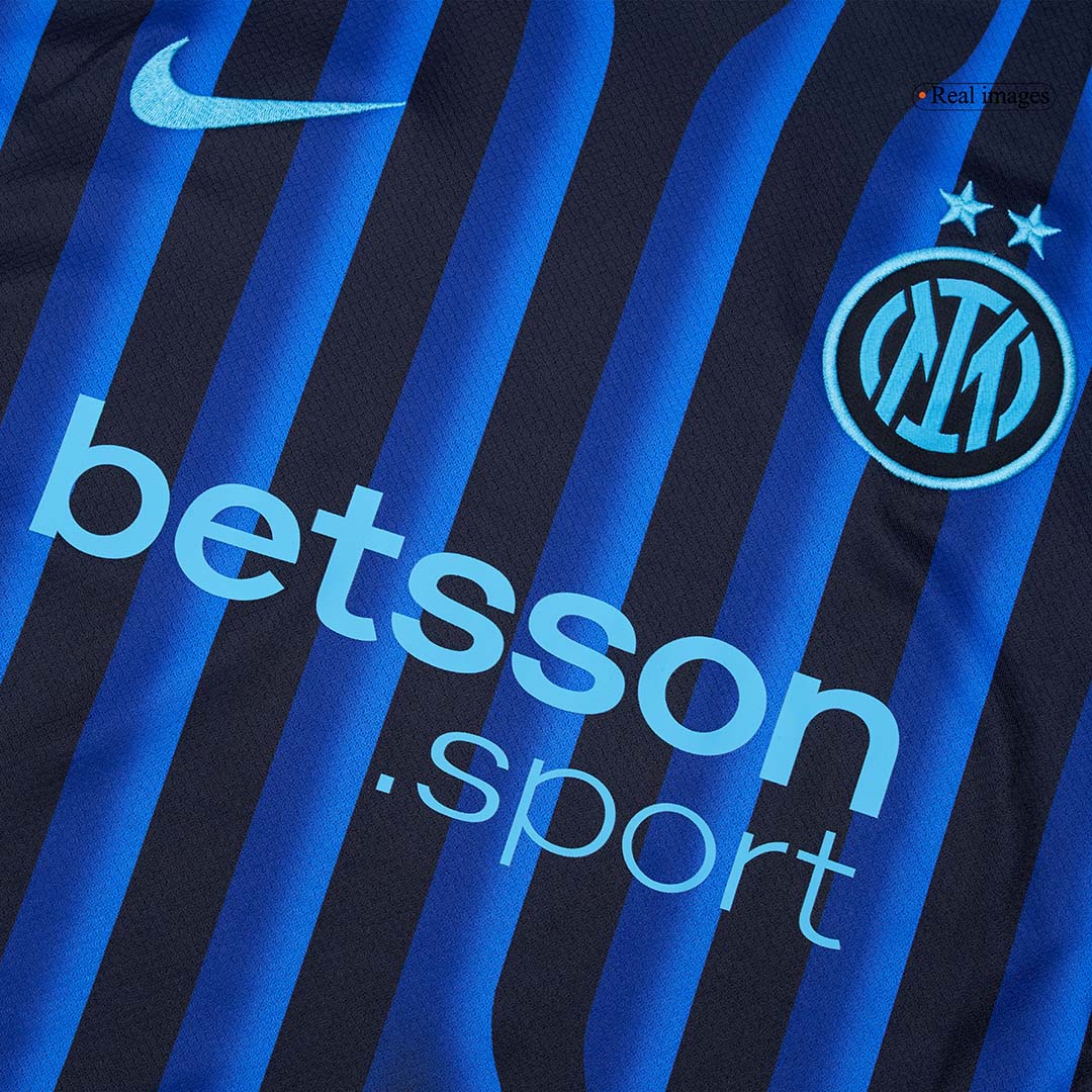 DUMFRIES #2 Inter Milan Domicile Maillot 2025/26 Blue&Black