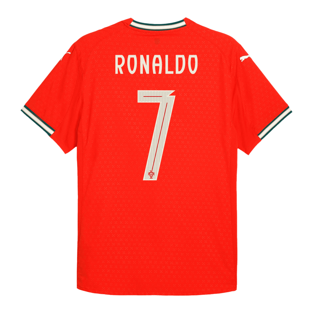 RONALDO #7 Portugal Domicile Maillot 2025 Authentique