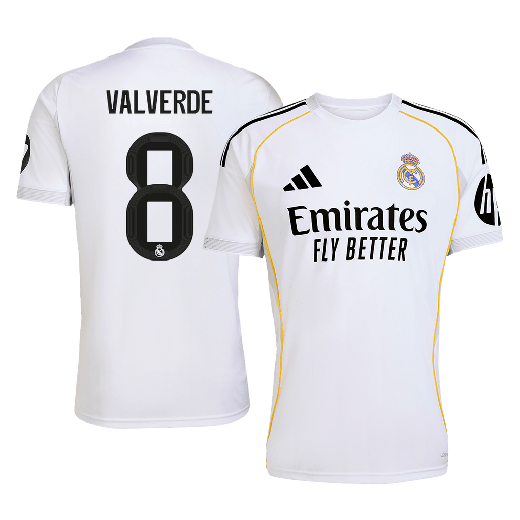 VALVERDE #8 Real Madrid Domicile Maillot 2025/26