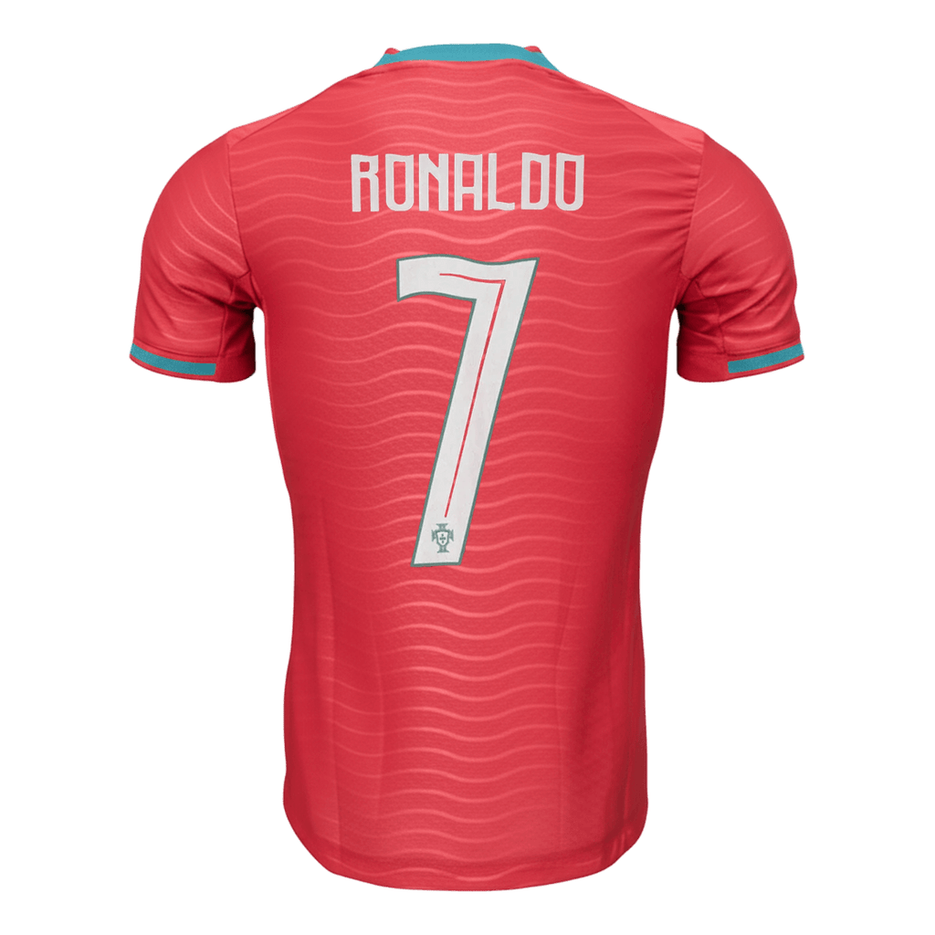 RONALDO #7 Portugal Domicile Maillot - Coupe du Monde 2026 Rouge Joueur