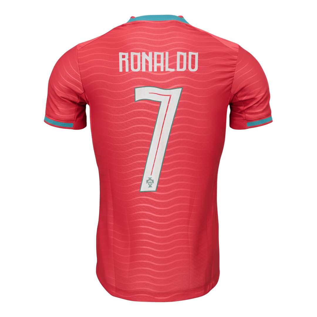 RONALDO #7 Portugal Domicile Maillot - Coupe du Monde 2026 Rouge Joueur