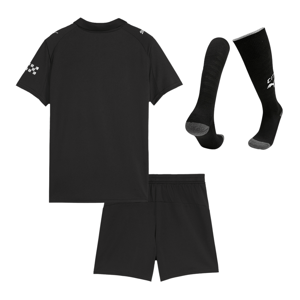 Manchester City Extérieur Maillot Kit 2025/26 Junior Noir