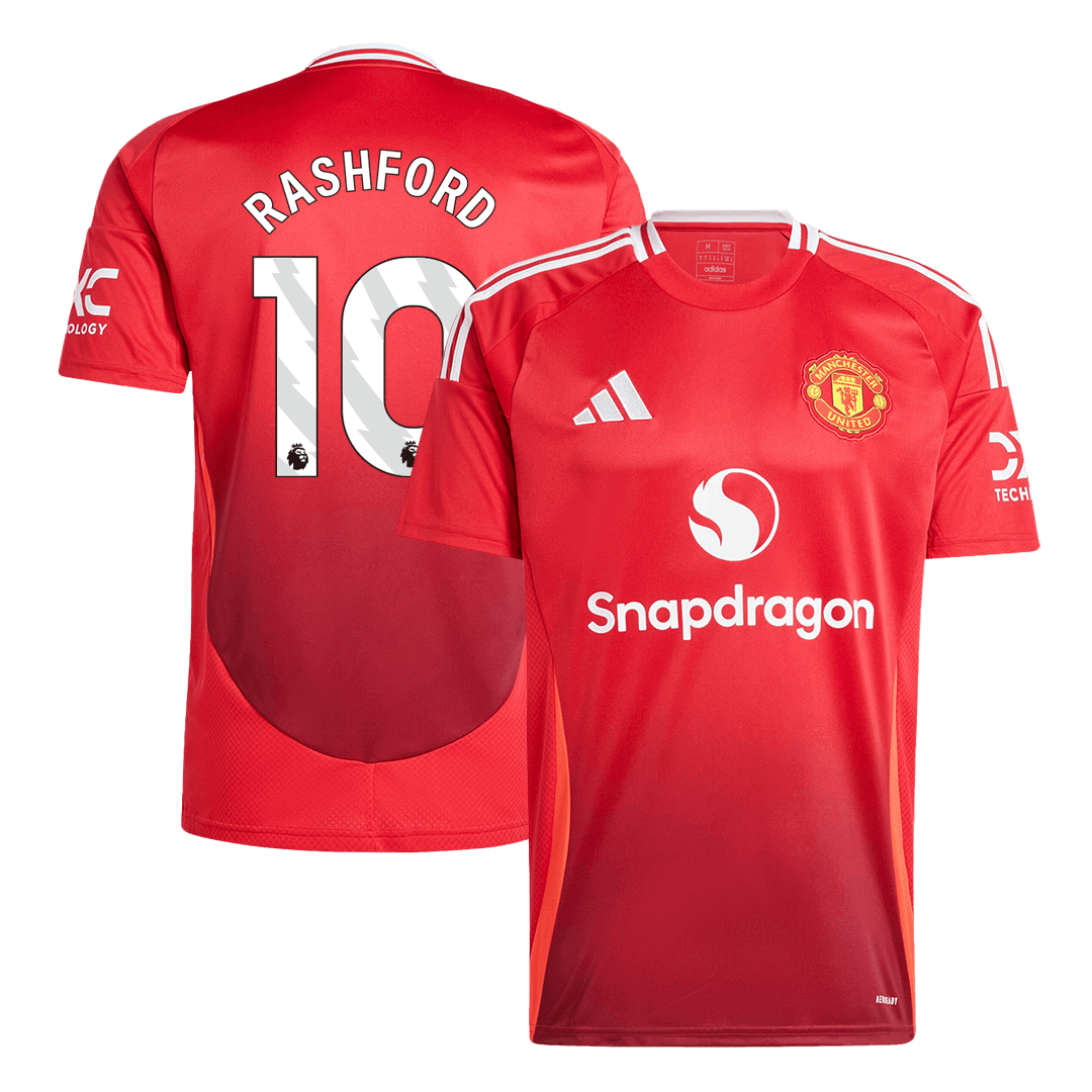 RASHFORD #10 Manchester United Domicile Maillot 2024/25 - Super