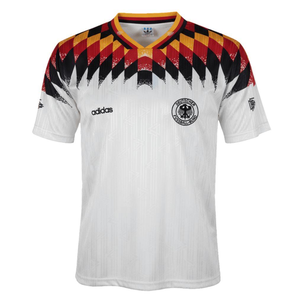 Retro Allemagne Domicile Maillot 1994 Blanc
