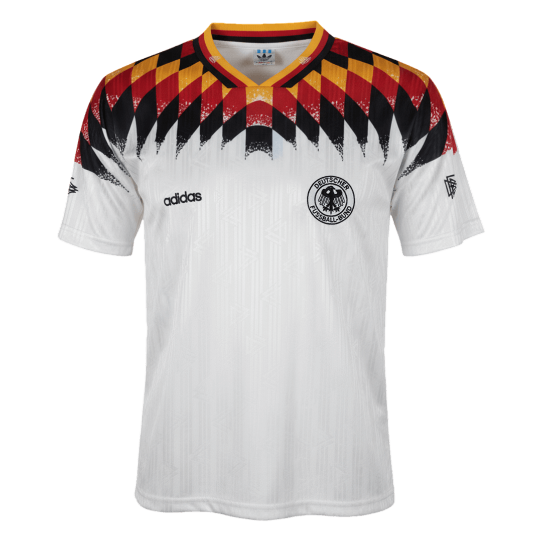 Retro Allemagne Domicile Maillot 1994 Blanc