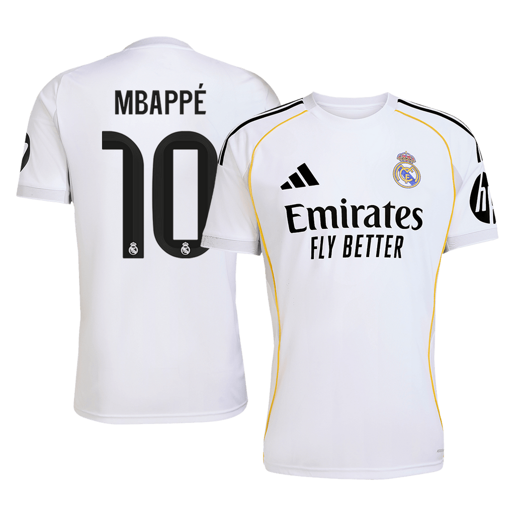 MBAPPÉ #10 Real Madrid Domicile Maillot 2025/26
