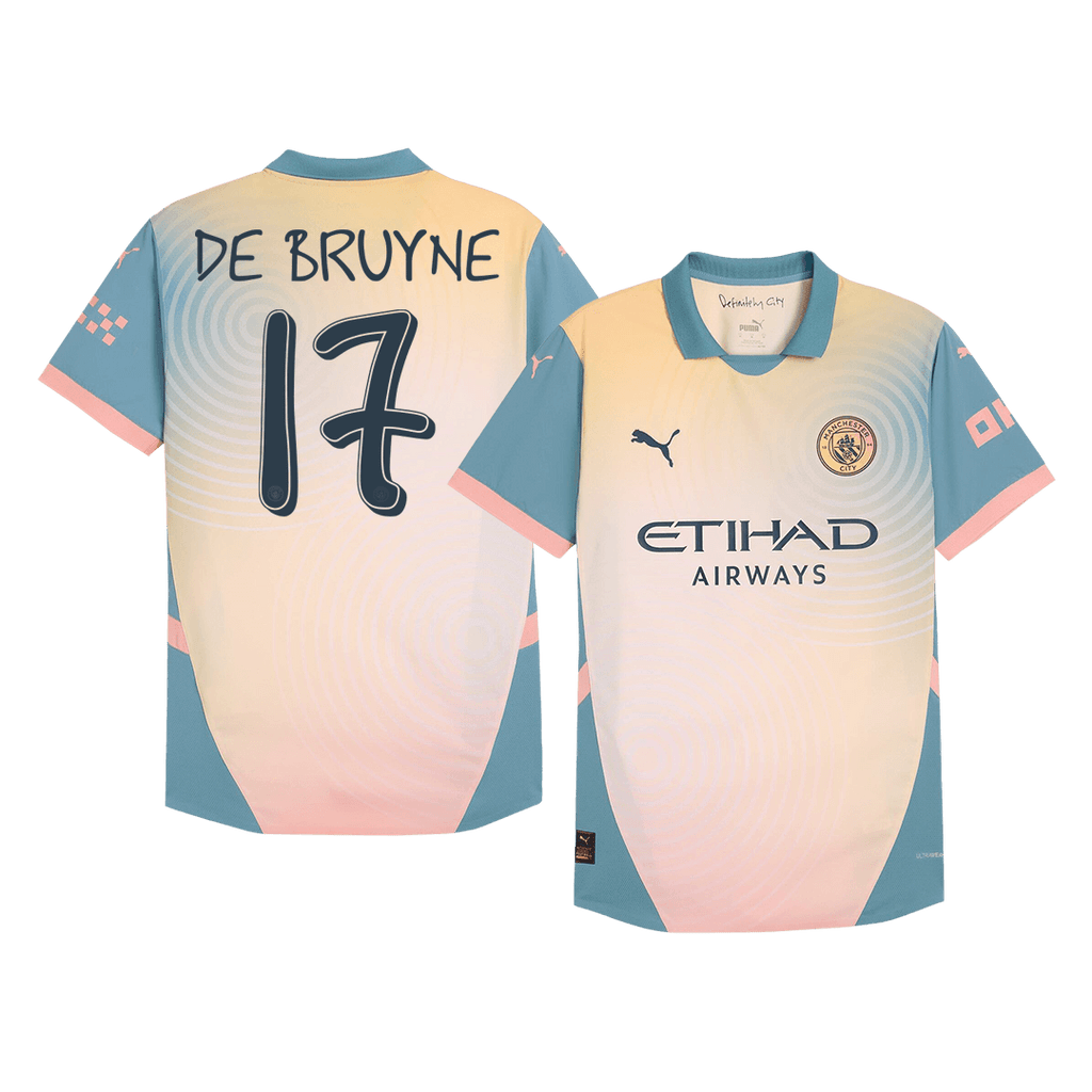 DE BRUYNE #17 Manchester City Fourth Maillot 2024/25 Authentique - Definitely City