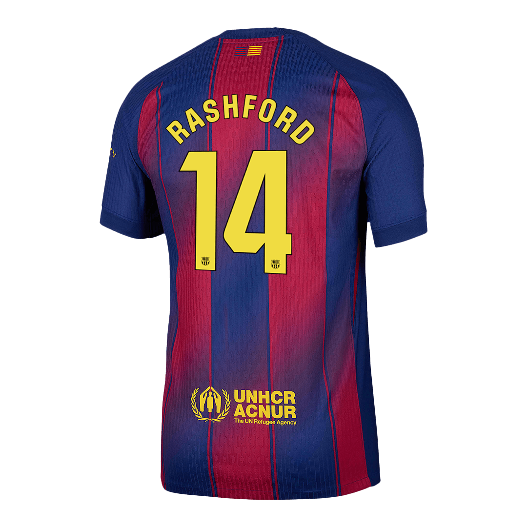 RASHFORD #14 Barcelone Domicile Maillot 2025/26 Authentique