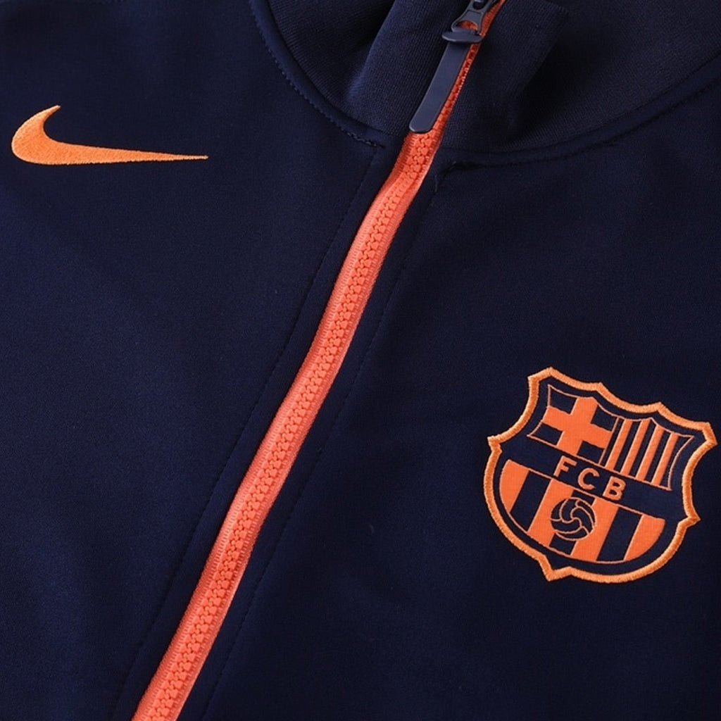 Barcelone Veste de Football 2025/26 Navy&Orange