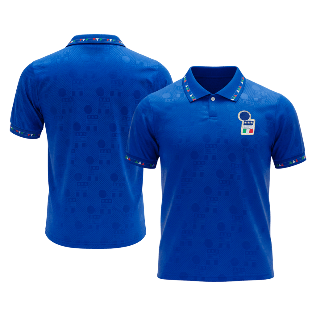 Retro Italie Domicile Maillot 1994 Bleu