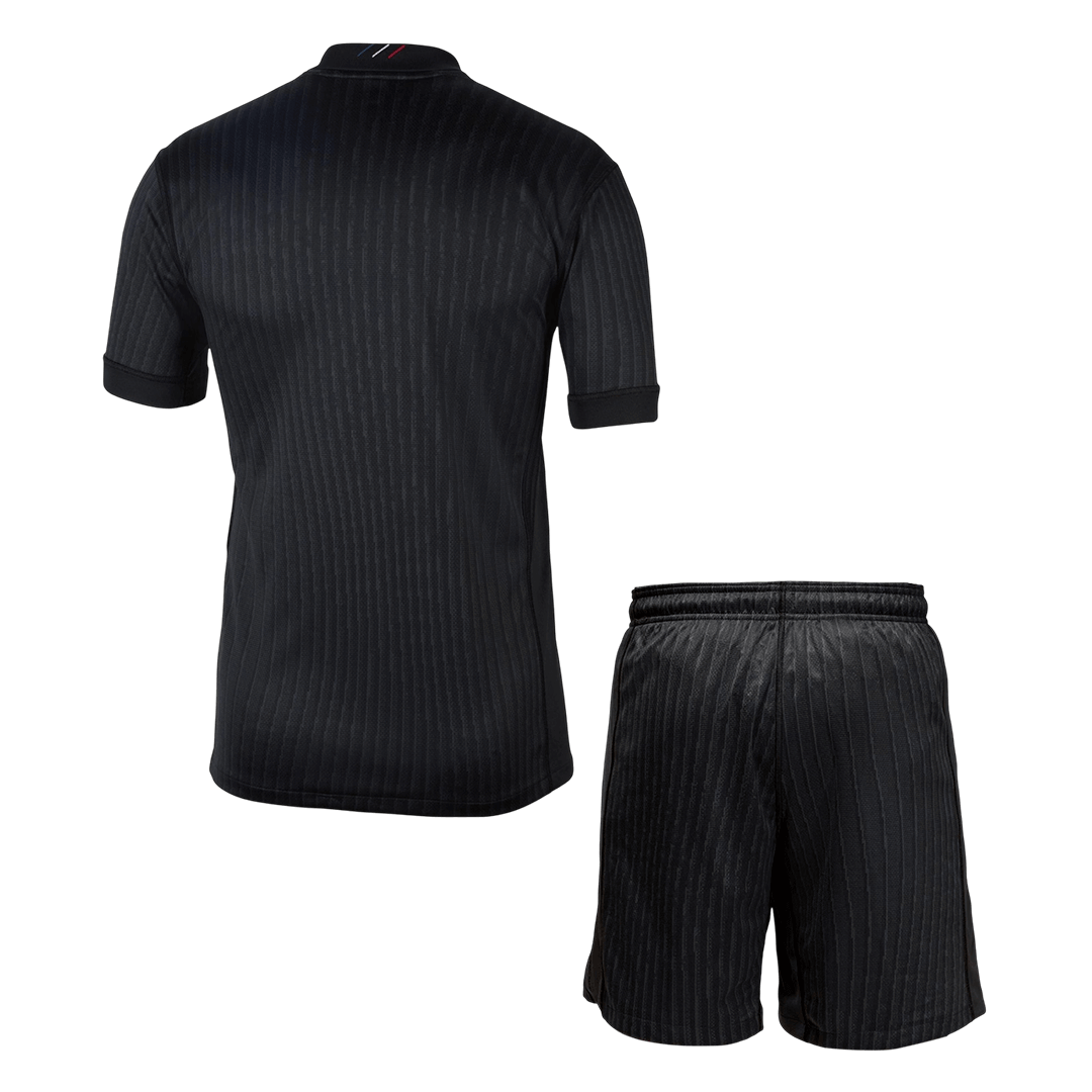 Les Paris Fourth Maillot Kit 2025/26 Noir