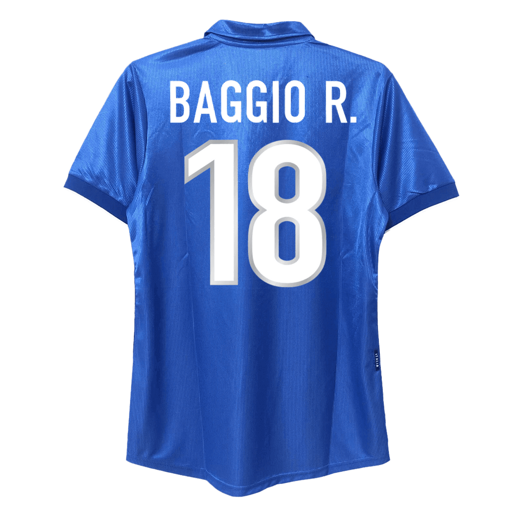 Retro BAGGIO R. #18 Italie Domicile Maillot 1998
