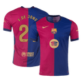 F.DE JONG #21 Barcelone Domicile Maillot 2024/25 Authentique - Spotify Logo Without Text