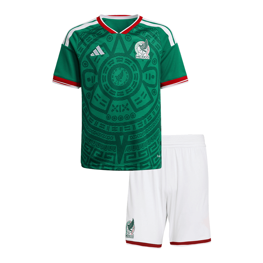 Mexique Domicile Maillot Kit 2025/26 Junior Vert