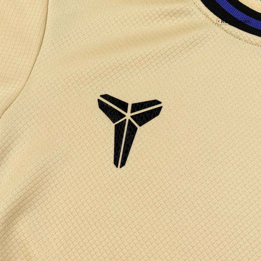 Barcelone Extérieur Maillot Kit 2025/26 Enfant Jaune&Noir