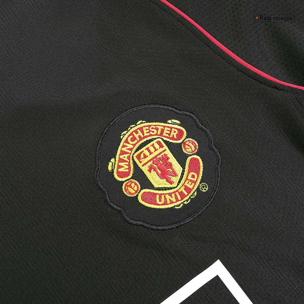 Retro Manchester United Extérieur Maillot Manches Longues 2007/08