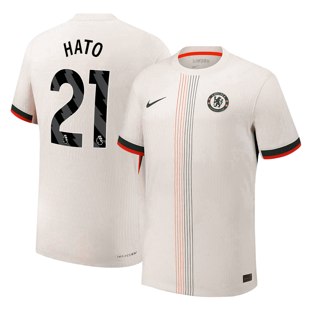 HATO #21 Chelsea Extérieur Maillot 2025/26 Blanc Authentique