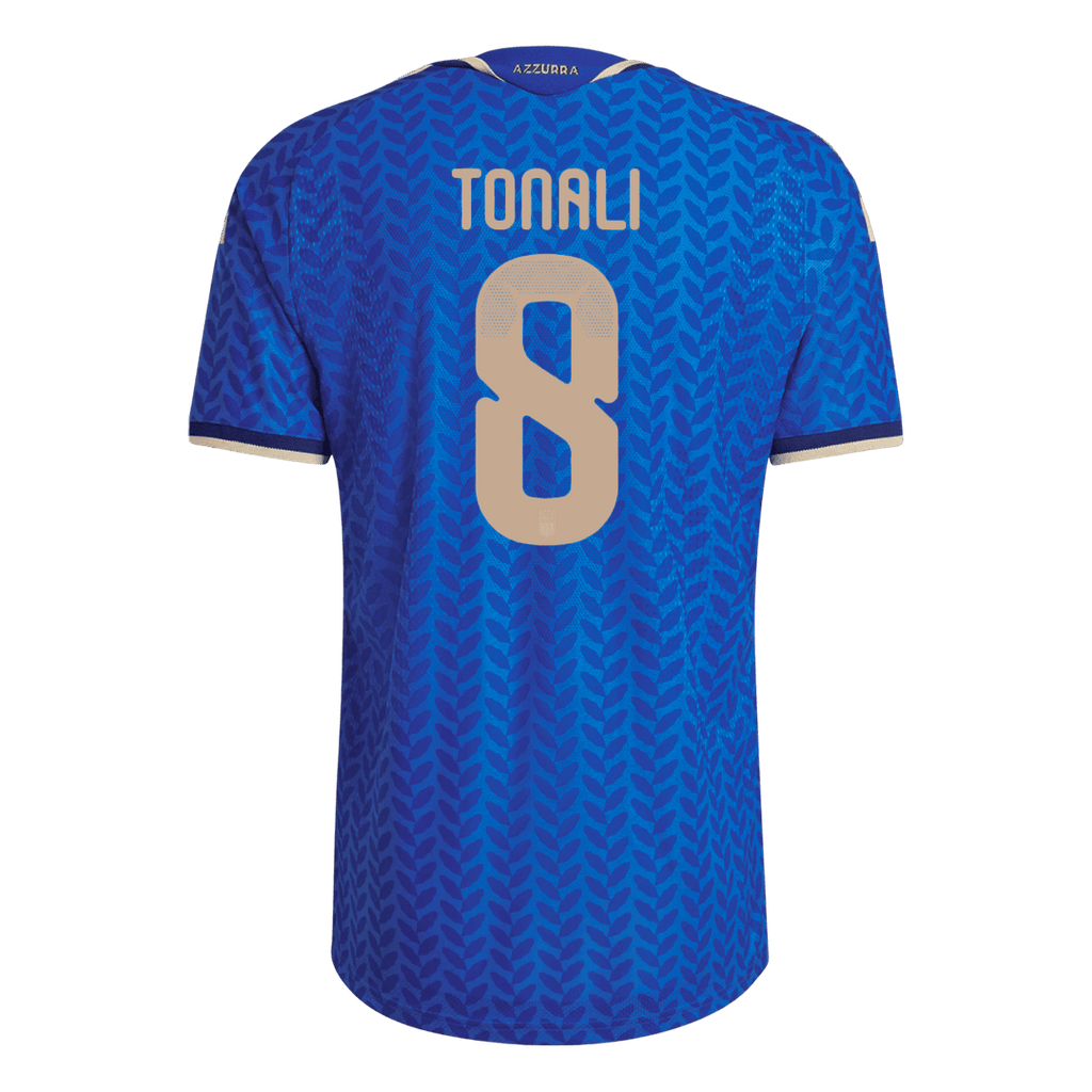 TONALI #8 Italie Domicile Maillot Coupe du Monde 2026 Bleu Joueur