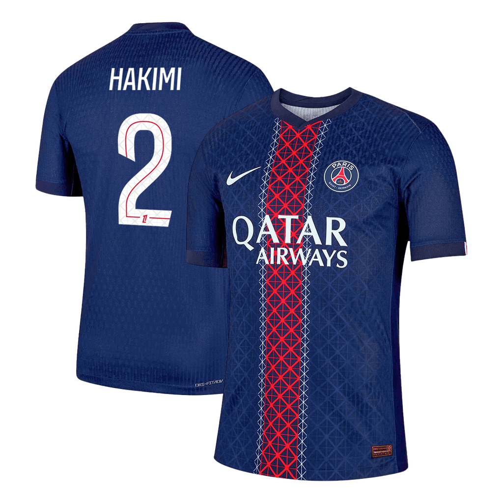 HAKIMI #2 Les Paris Domicile Maillot 2025/26 Bleu marine Joueur