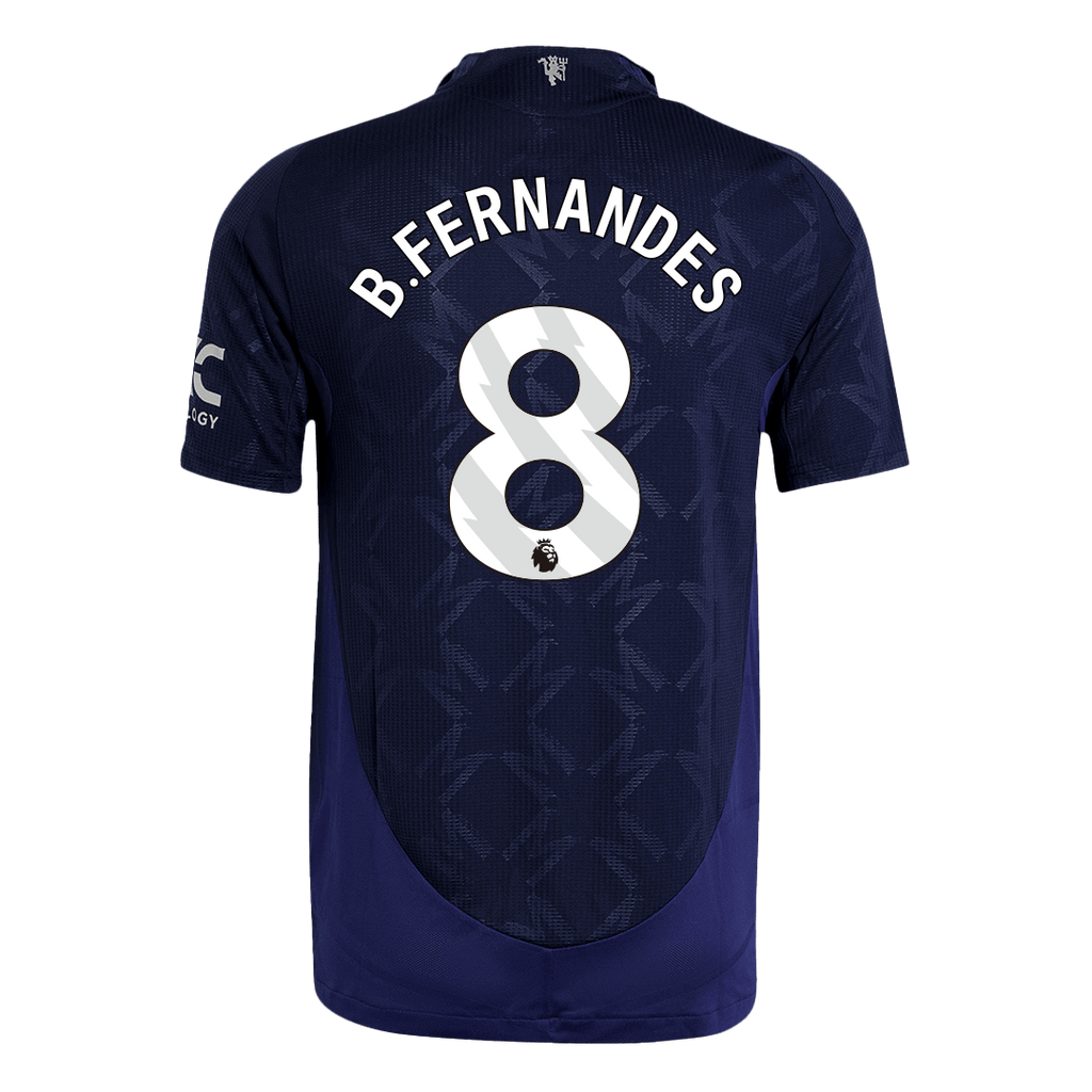 B.FERNANDES #8 Manchester United Extérieur Maillot 2024/25 Authentique