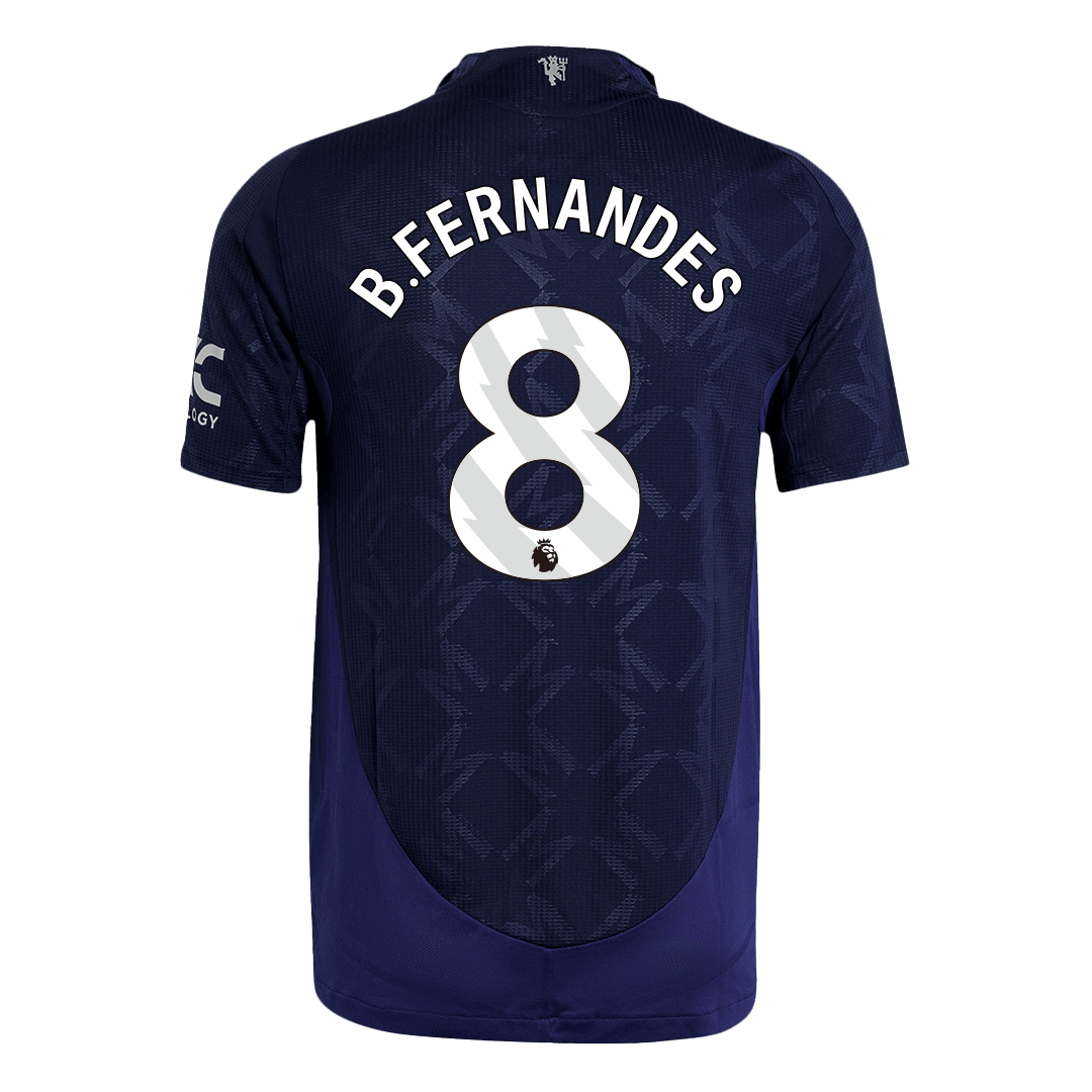 B.FERNANDES #8 Manchester United Extérieur Maillot 2024/25 Authentique