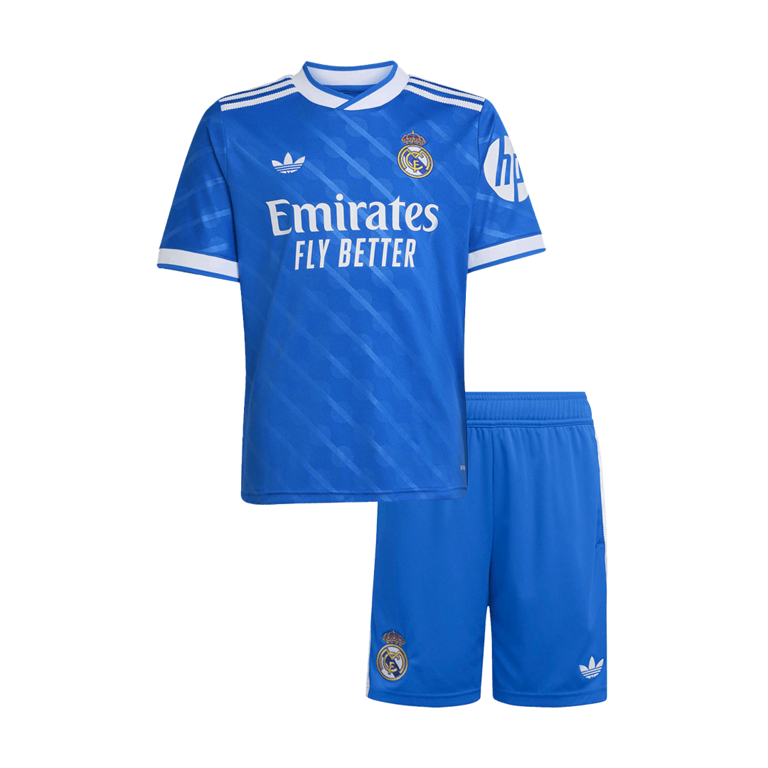 Real Madrid Third Maillot Kit 2025/26 Enfant Bleu