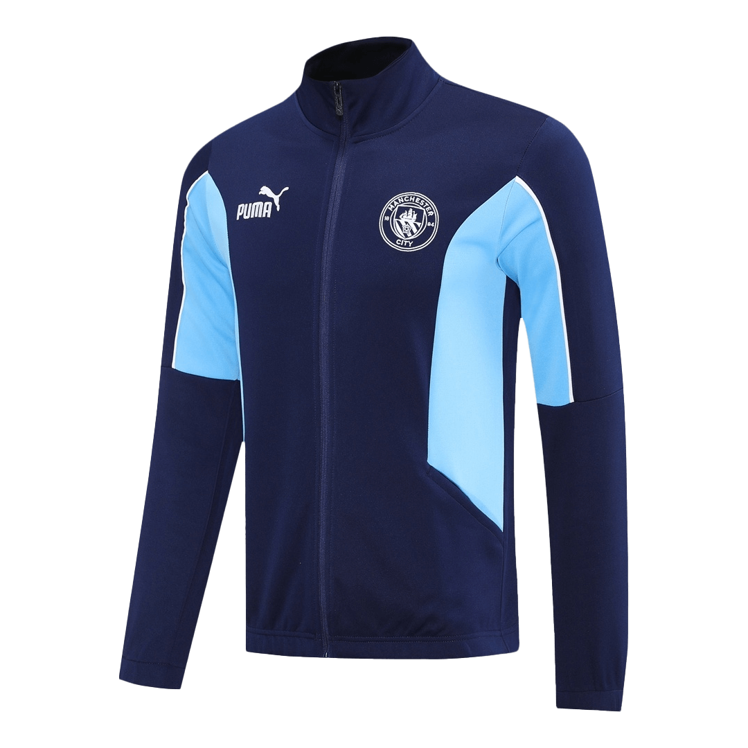 Manchester City Veste de Football Kit 2025/26 Bleu marine