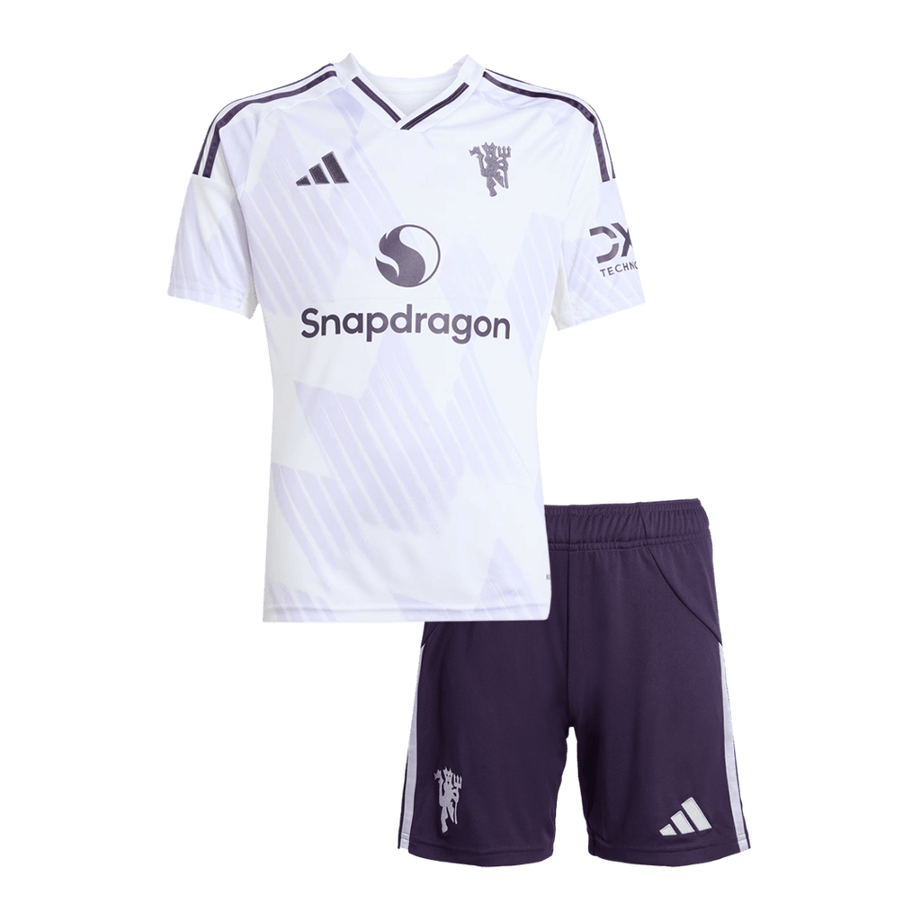 Manchester United Extérieur Maillot Kit 2025/26 Enfant