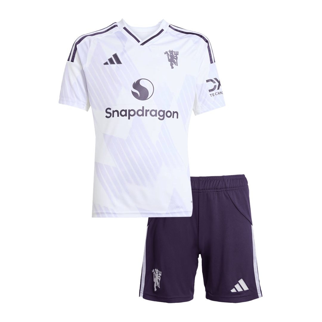 Manchester United Extérieur Maillot Kit 2025/26 Enfant