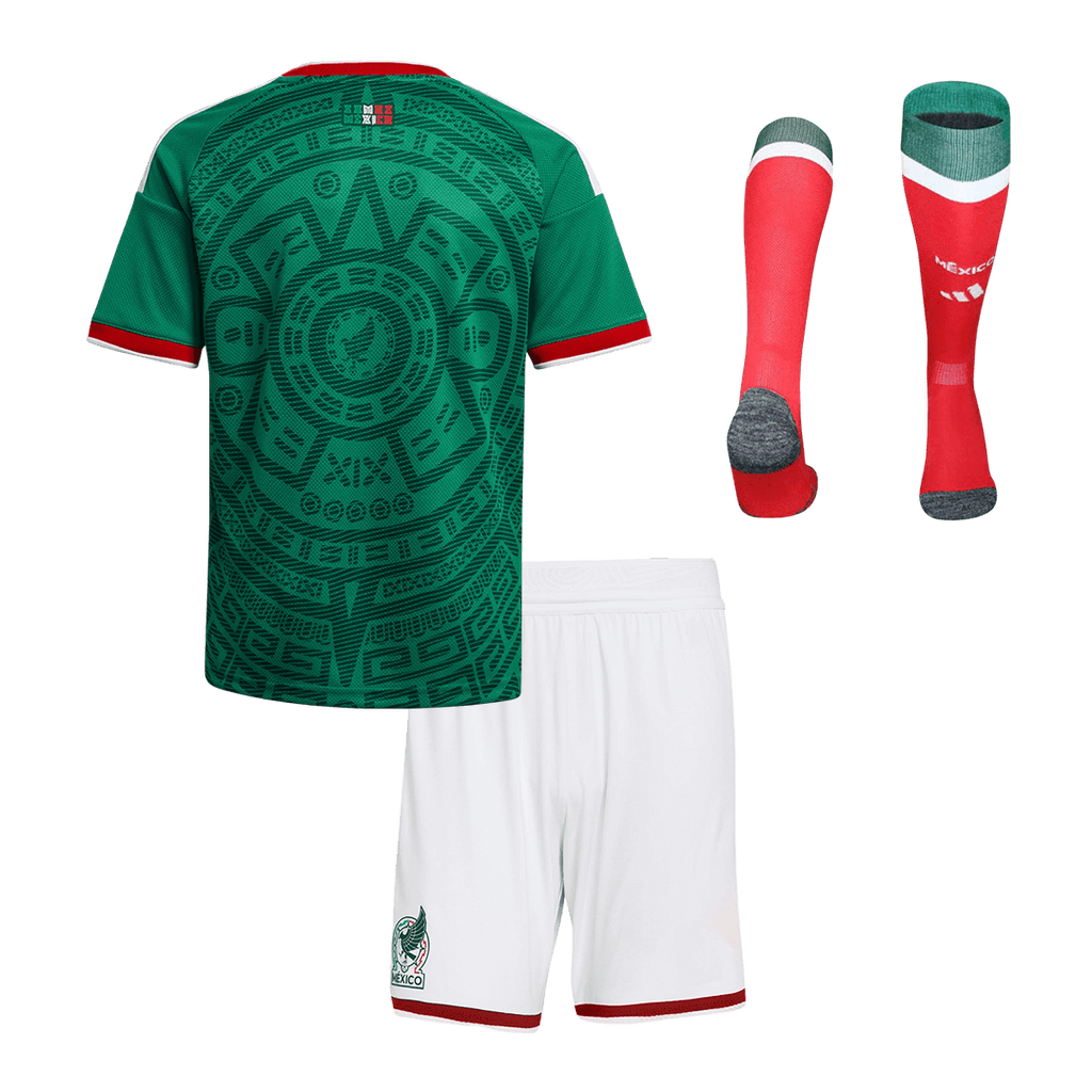 Mexique Domicile Maillot Kit 2025/26 Enfant Vert