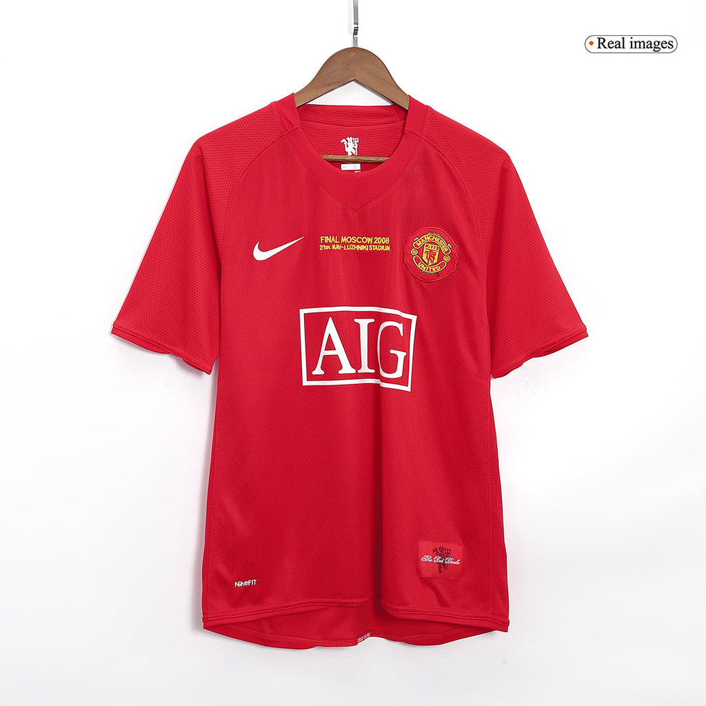 Retro Manchester United Domicile Maillot 2007/08 - UCL Final