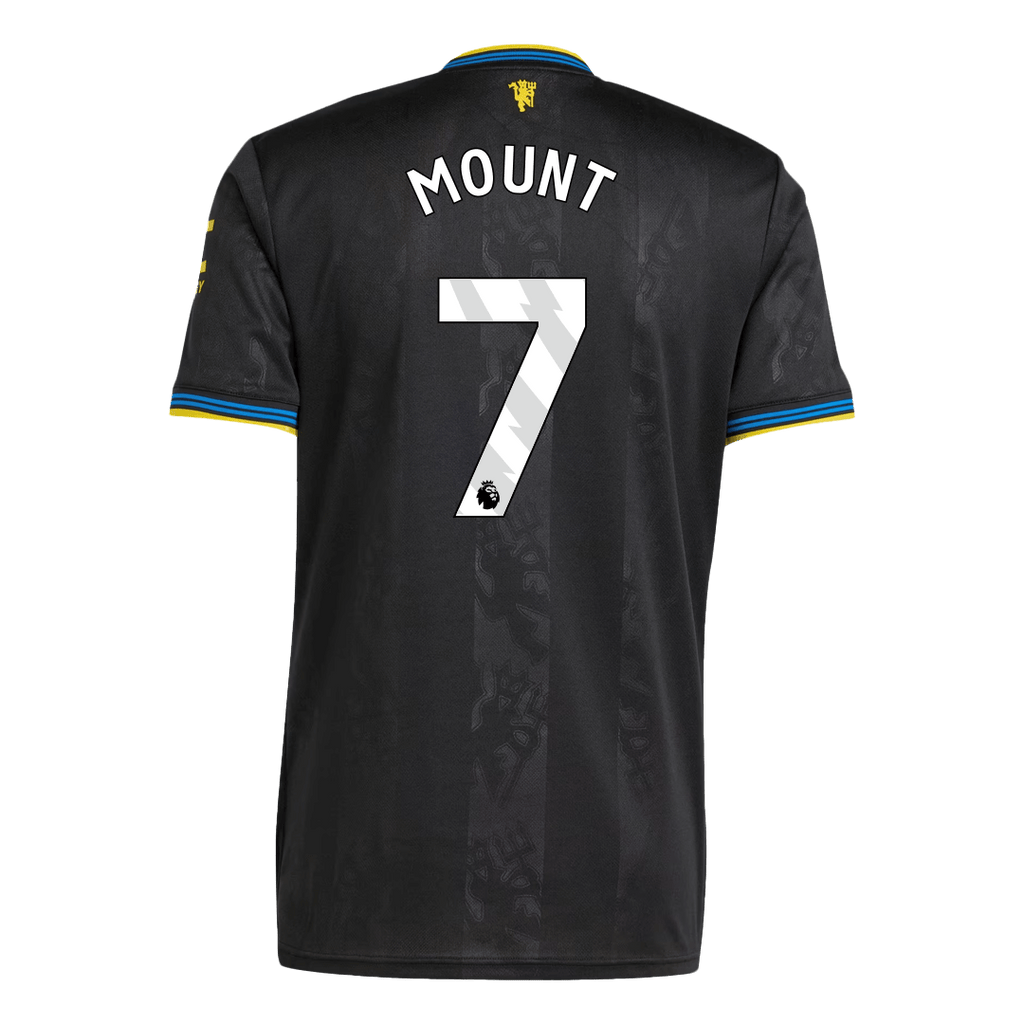 MOUNT #7 Manchester United Third Maillot 2025/26 Noir