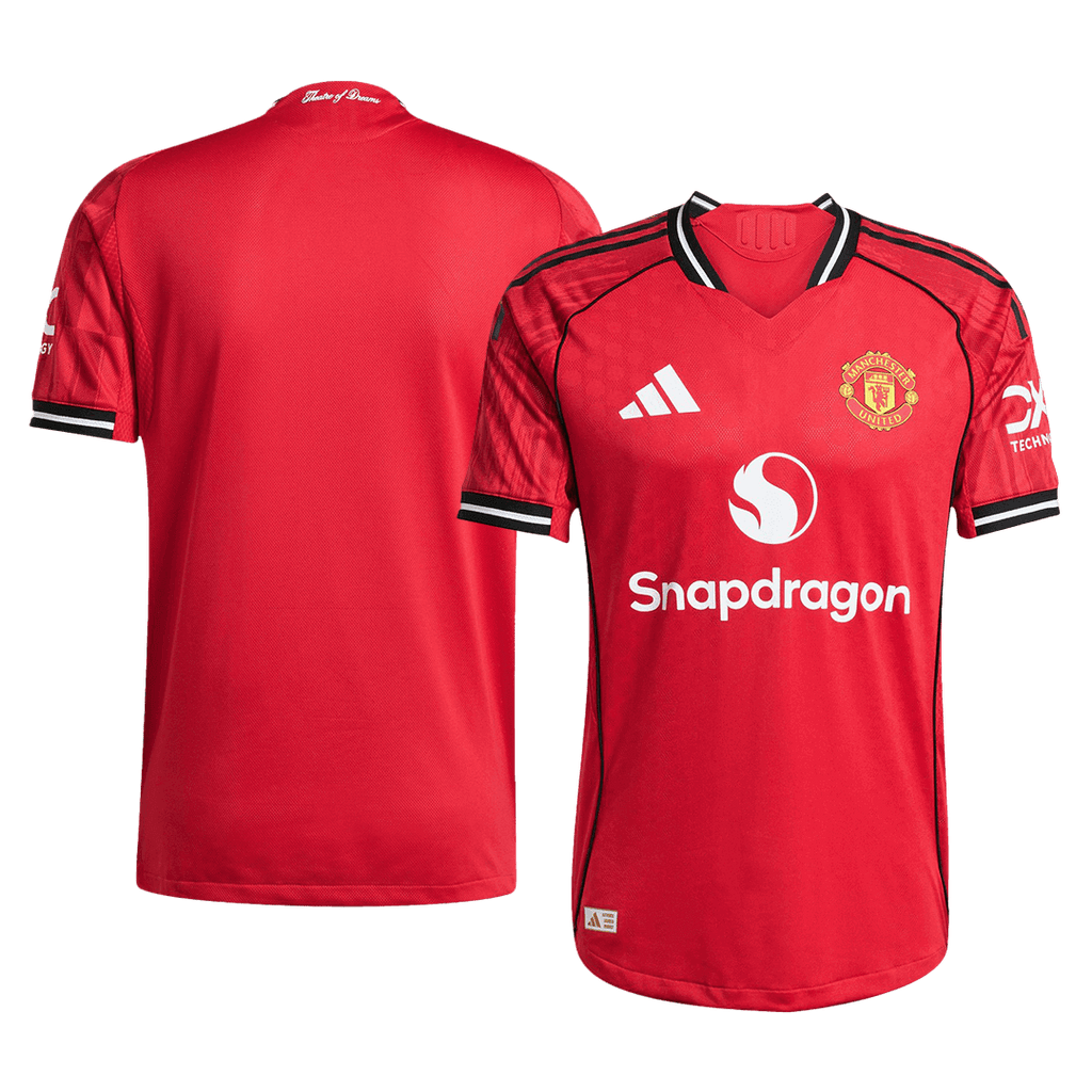 Manchester United Domicile Maillot 2025/26 Authentique