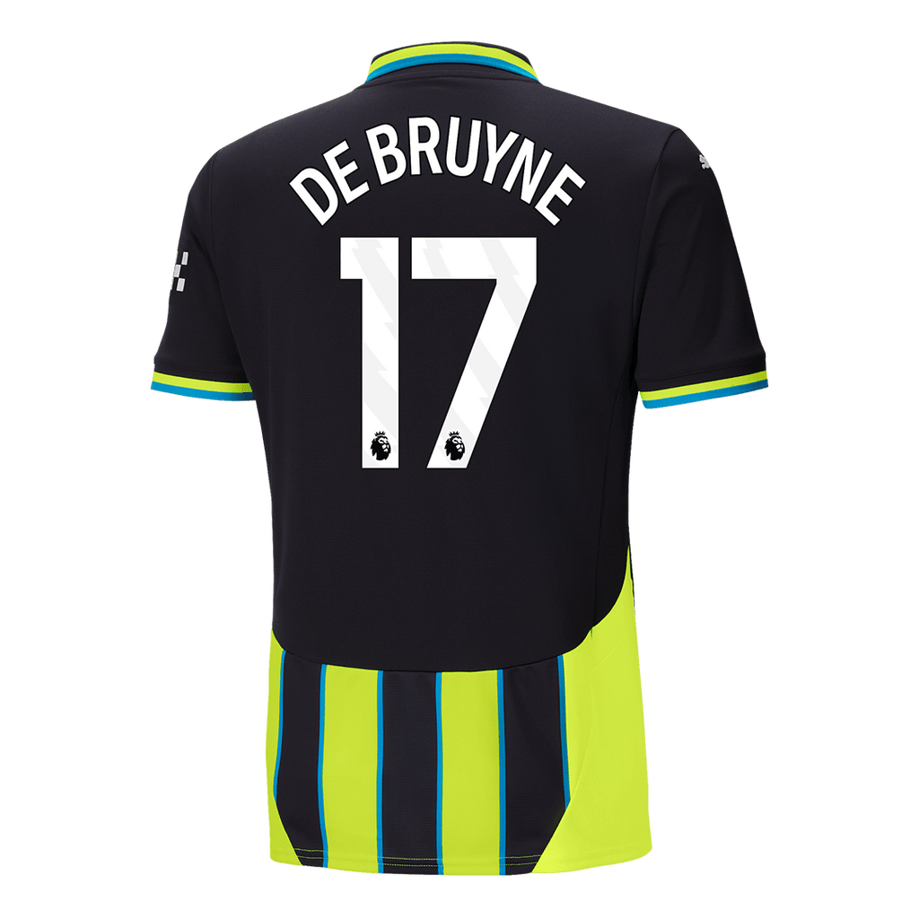 DE BRUYNE #17 Manchester City Extérieur Maillot 2024/25