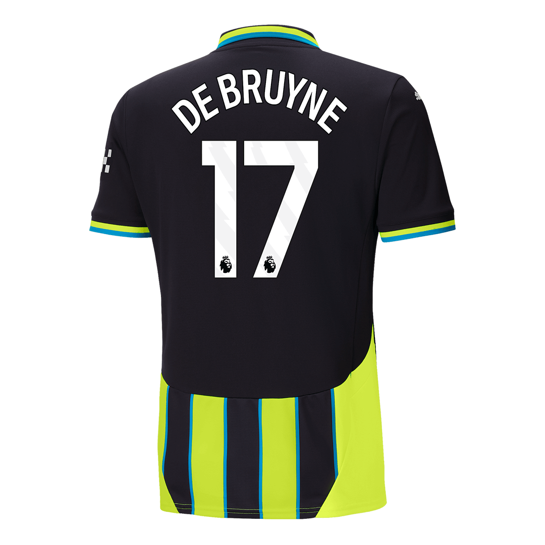 DE BRUYNE #17 Manchester City Extérieur Maillot 2024/25