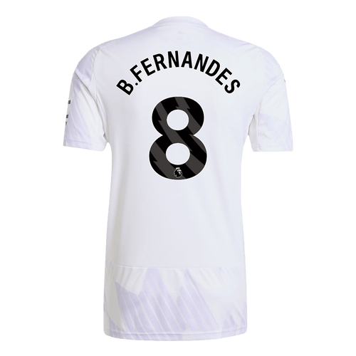 B.FERNANDES #8 Manchester United Extérieur Maillot 2025/26