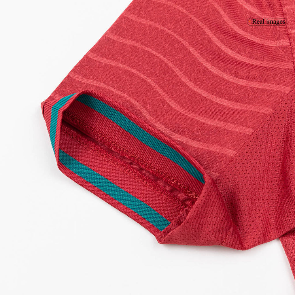 RONALDO #7 Portugal Domicile Maillot - Coupe du Monde 2026 Rouge Joueur