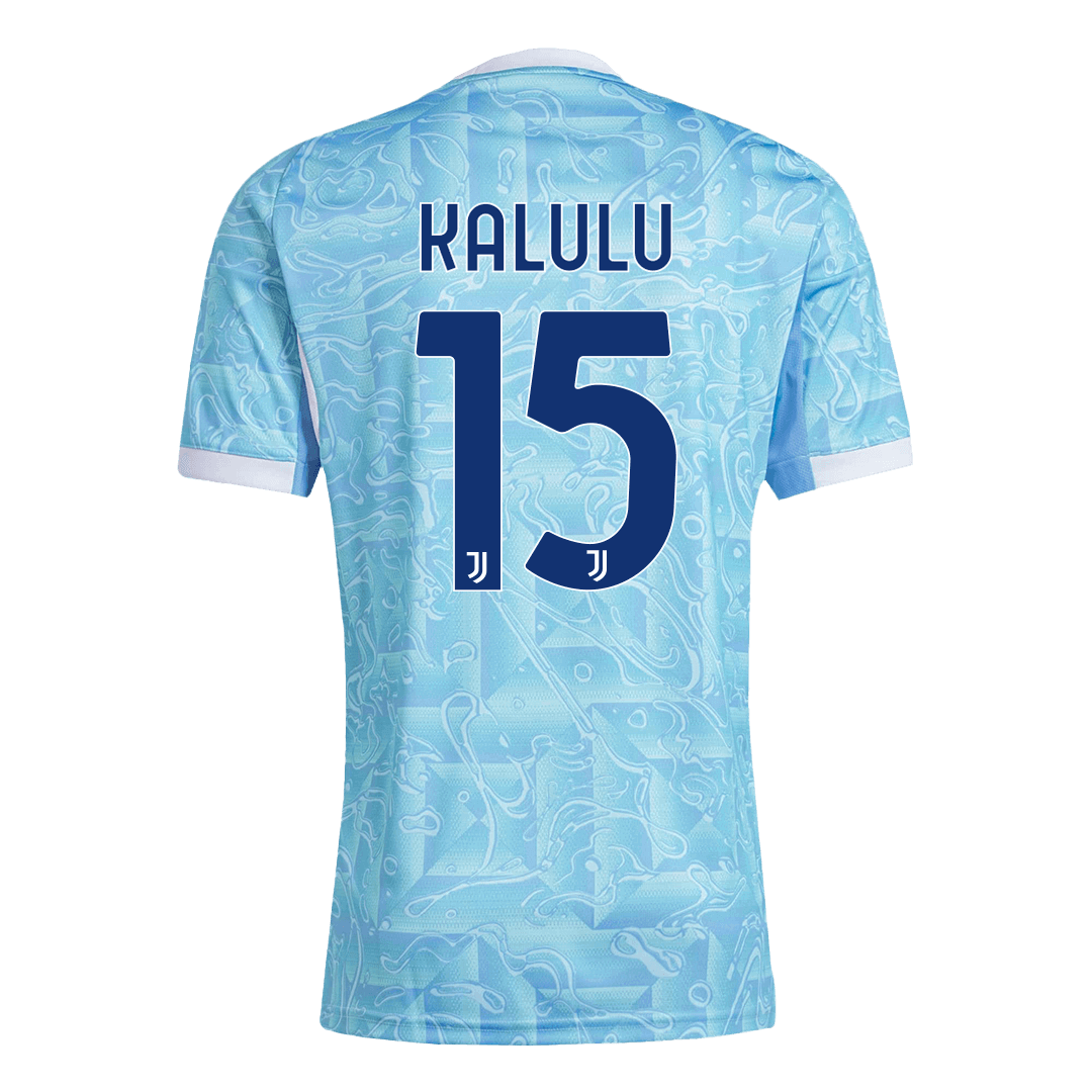 KALULU #15 Juventus Extérieur Maillot 2025/26 Bleu