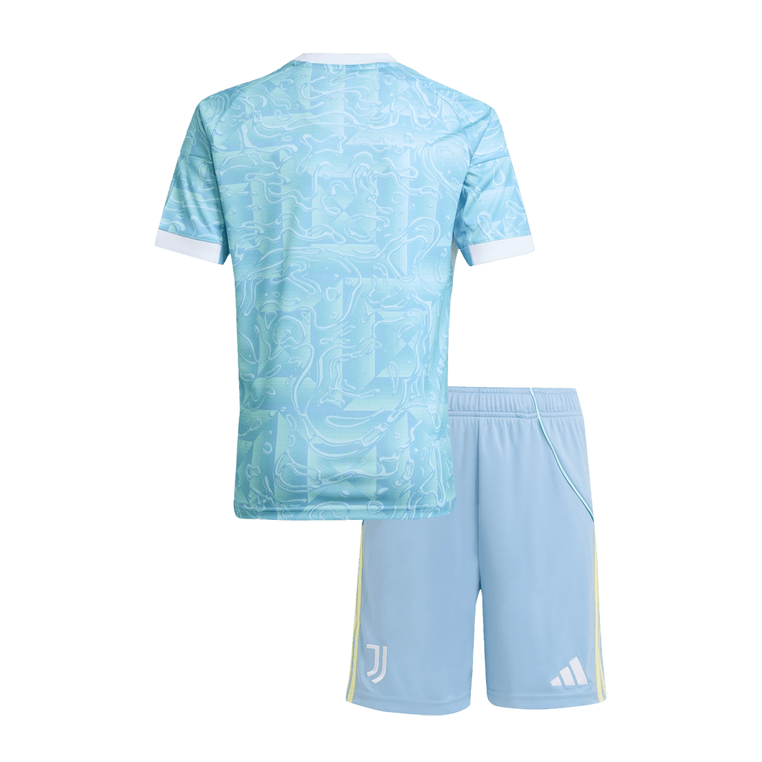 Juventus Extérieur Maillot Kit 2025/26 Junior Bleu