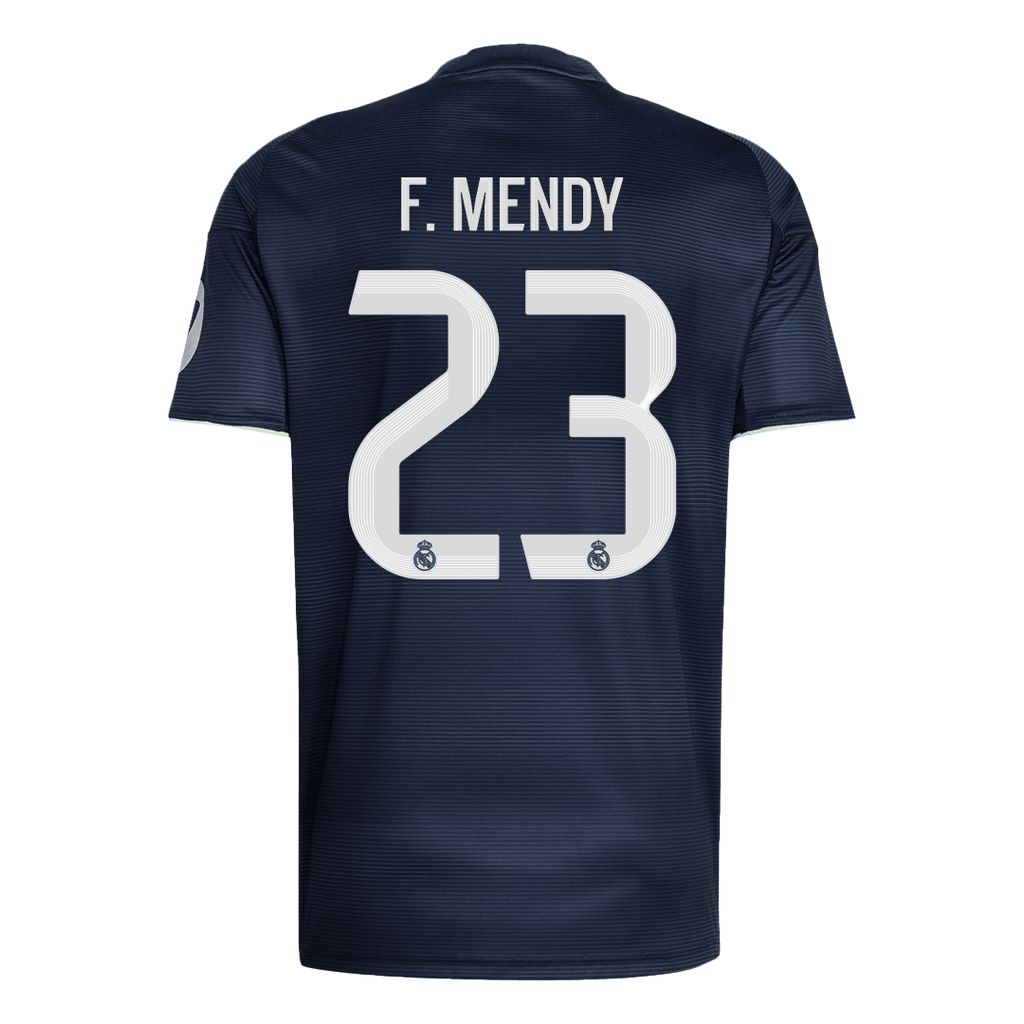 F.MENDY #23 Real Madrid Extérieur Maillot 2025/26 Bleu marine