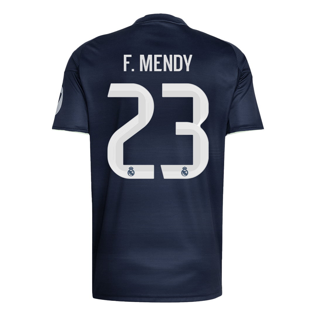 F.MENDY #23 Real Madrid Extérieur Maillot 2025/26 Bleu marine