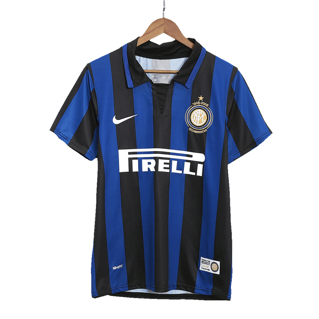 Retro Inter Milan Domicile Maillot 2007/08 - 100th Anniversaire
