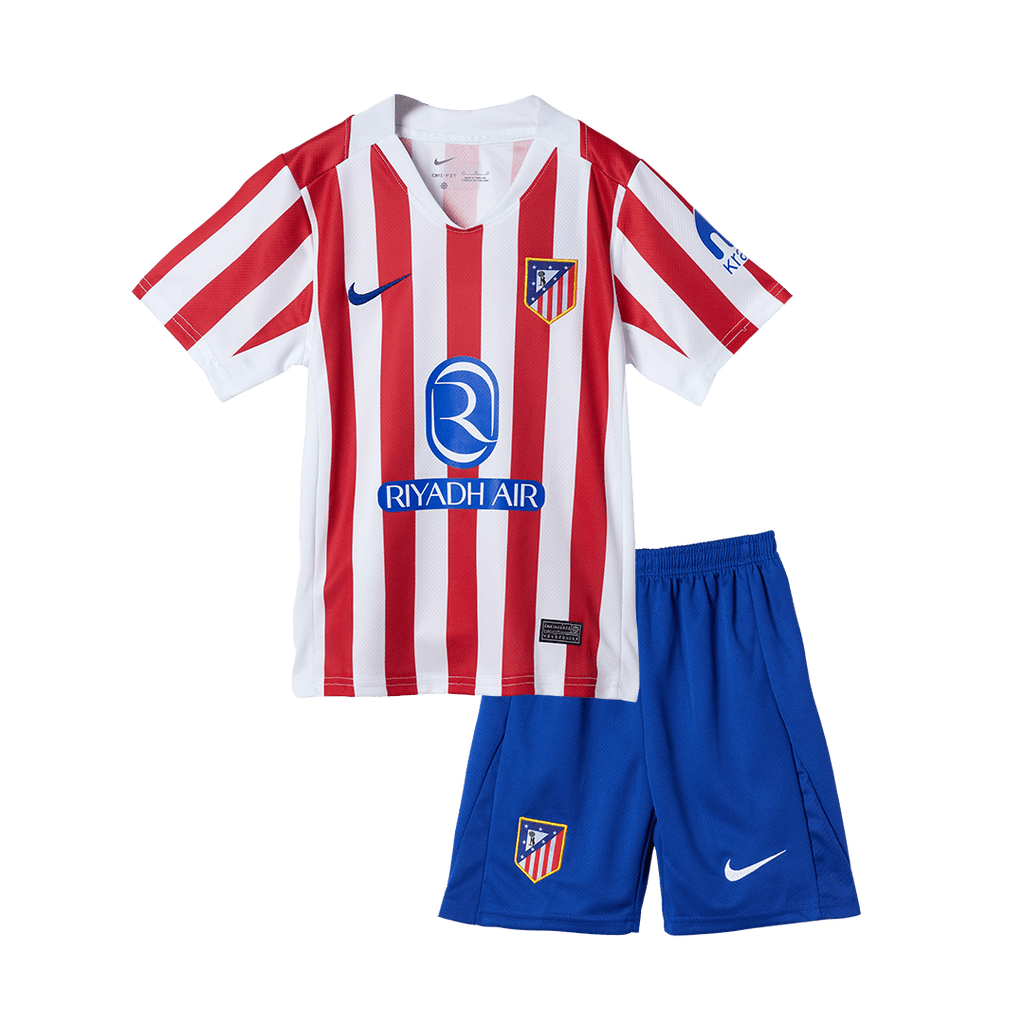 Atlético Domicile Maillot Kit 2025/26 Enfant Red&White