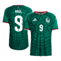 Raúl #9 Mexique Domicile Maillot - Coupe du Monde 2026 Vert Joueur