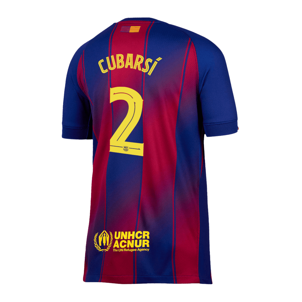 CUBARSÍ #2 Barcelone Domicile Maillot 2025/26 - UCL