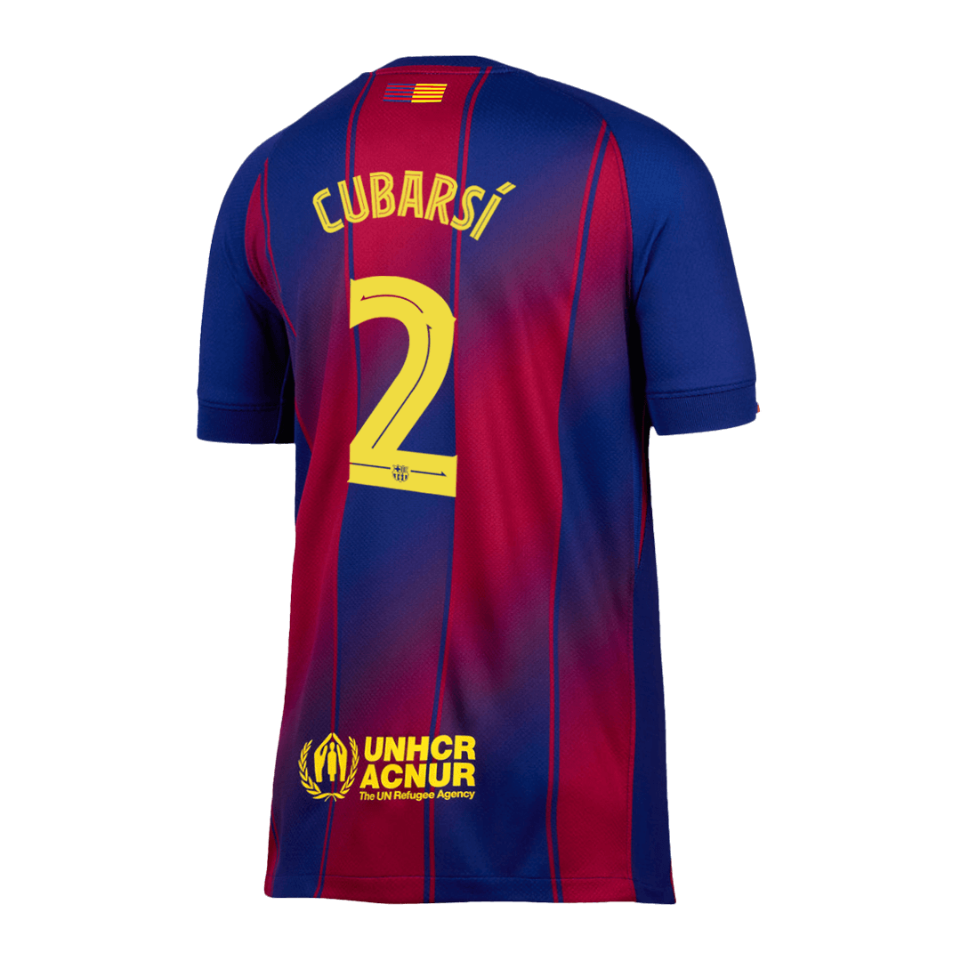 CUBARSÍ #2 Barcelone Domicile Maillot 2025/26 - UCL