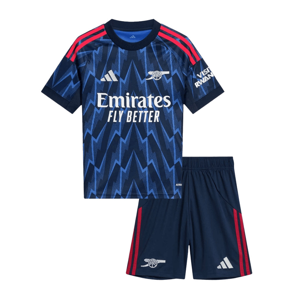 Arsenal Extérieur Maillot Kit 2025/26 Enfant Bleu