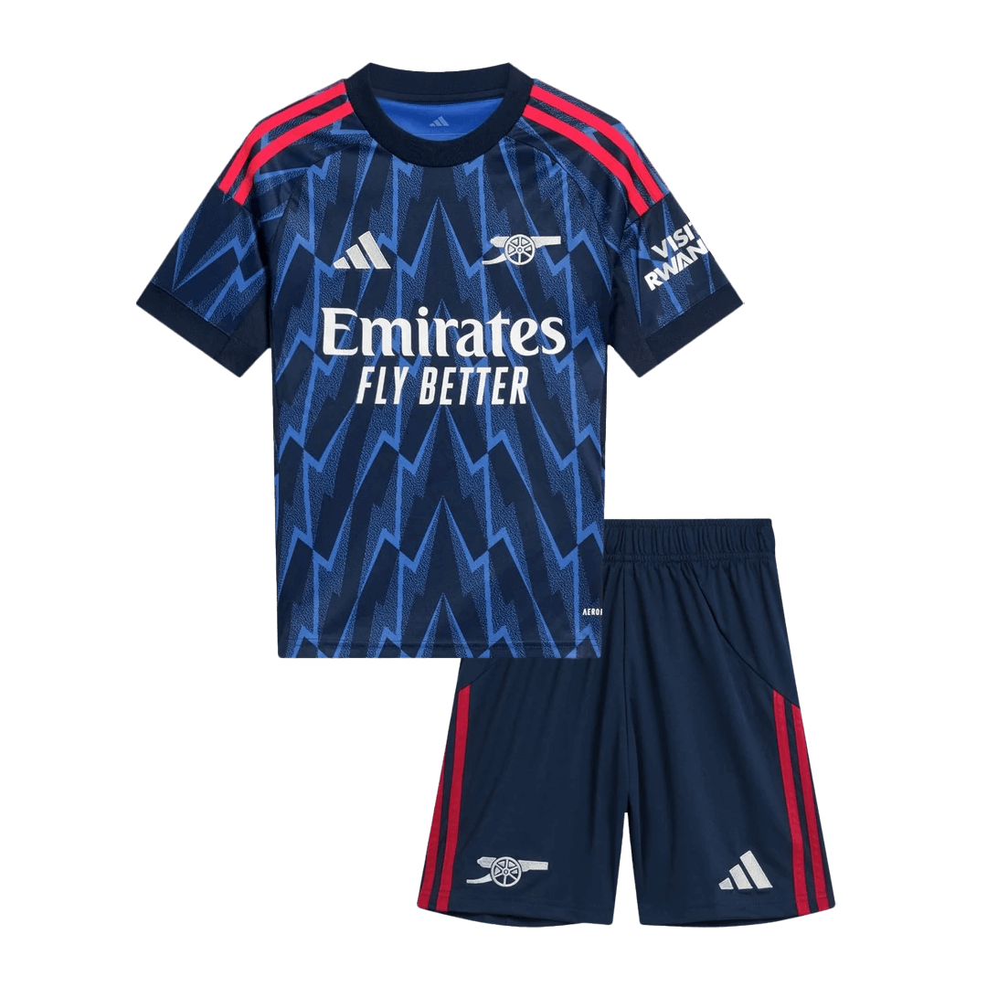 Arsenal Extérieur Maillot Kit 2025/26 Enfant Bleu